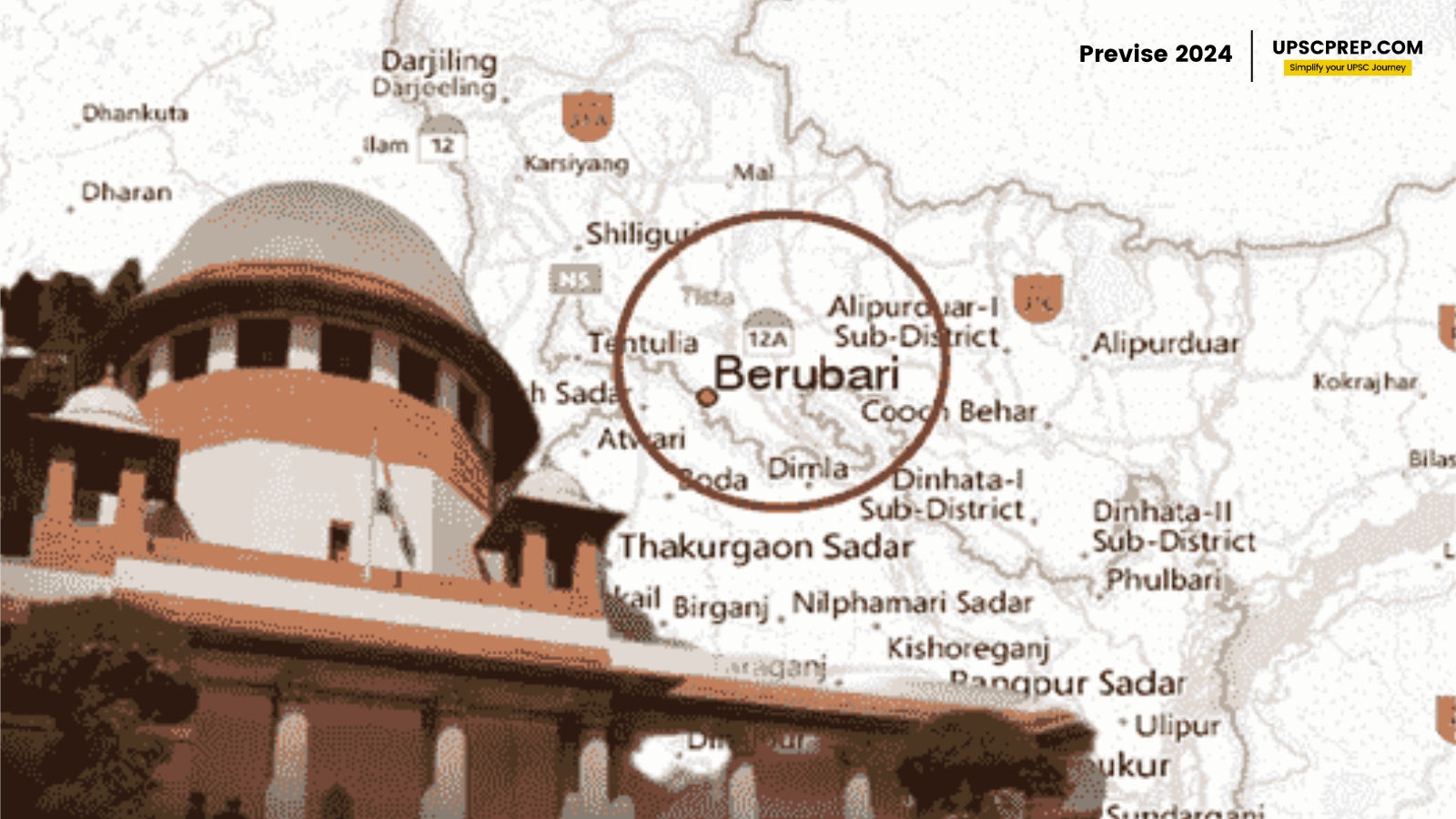 Berubari Union case 1960 | UPSC | Supreme Court Cases